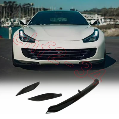 Кромка переднего бампера для Ferrari GTC4Lusso сухое углеродное волокно стиль N 2017-2020 - Изображение 1 из 4