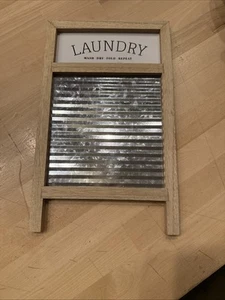 Decorative Laundry Washboard Signs "Brand New" - Picture 1 of 5