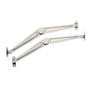 2pcs Door Lift Up Strut Lid Flap Stay Support Hinge Cupboard Cabinet Safety - Picture 1 of 5