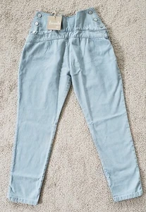 Neu mit Etikett Tacoola The Sugars Vintage Jeans, Größe XS, umklappbare Taille/hohe Taille - Bild 1 von 12