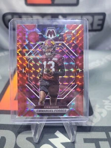 2023 Mosaico Panini Emmanuel Forbes Rookie Match Colore Rosso - COMMANDERS - Foto 1 di 2