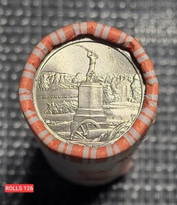 ROTOLO 2011 P GETTYSBURG QUARTER AMERICA IL BELLISSIMO ROTOLO NON CIRCOLATO126 - Foto 1 di 2