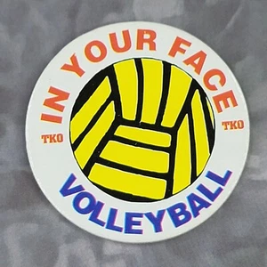 POG Milkcap Vintage 90's Retro - In Your Face Volleyball TKO - Picture 1 of 1