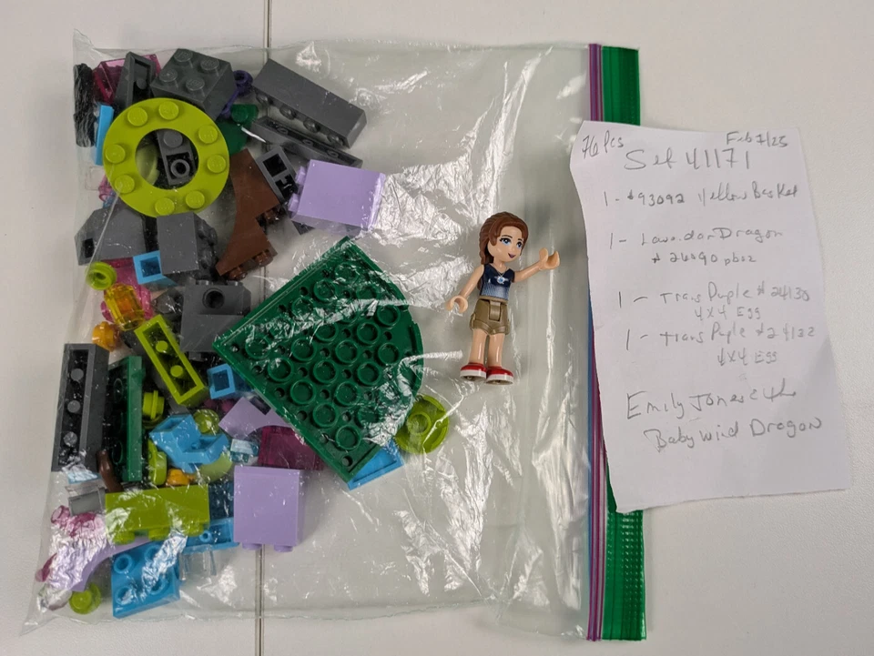 Lego Elves: Emily Jones & the Baby Wind Dragon conjunto 41171 - Imagem 1 de 1