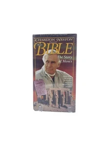 Charlton Heston Presents the Bible - The Story of Moses (VHS 1993) sealed - Picture 1 of 3