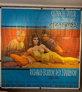 Original US 6-sheet movie poster Cleopatra 1963 Taylor Burton RARE - Bild 1 von 16