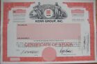 Kerr Group, Inc. Muster Aktienzertifikat, amerikanische Banknote, rot