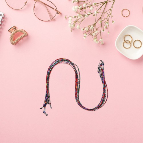 VETEMENTS 6PCS Catena Porta Occhiali Lana Ferma Occhiali Occhiali Cinturino Occhiali