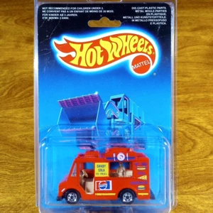 Hot Wheels International Card Good Humor Ice Cream Truck Red Pepsi Malaysia 1987 - Picture 1 of 3