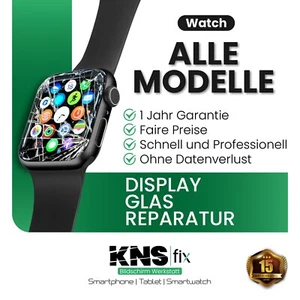 Apple Watch (3 bis Ultra) Frontglas Reparatur Displayglas Tausch ✅ 24 Stunden - Afbeelding 1 van 28