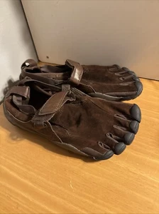 Vibram Brown Leather Five Finger Athletic Shoes Size 5-7 US 37 EU New - Picture 1 of 7