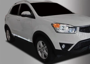 ACCESORIOS SSANGYONG KORORANDO 2010-2018 TUNING CROMADO LISTONES DE PUERTA LISTONES PROTECTORES - Imagen 1 de 5