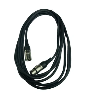 Neutrik 15' Molded Strain Relief - Male/Female XLR Microphone Cable - Picture 1 of 2