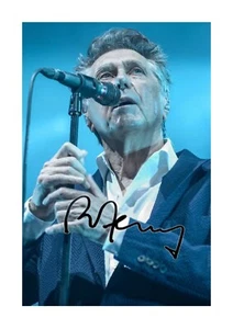 Brian Ferry 2 Roxy Music A4 signiertes Fotoplakat mit Rahmenwahl - Bild 1 von 4