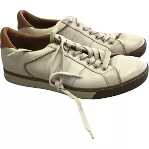 Cole Haan G Series Leather Upper Shoes Mens White Lace Up Low Top 9M - Picture 1 of 13