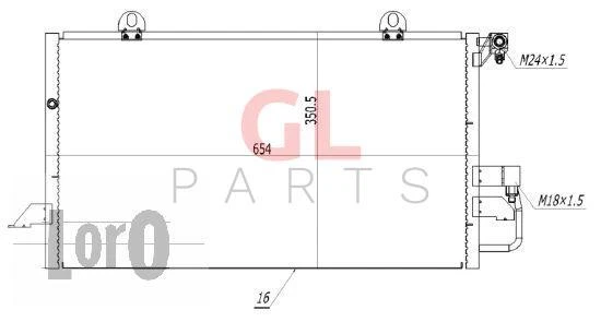 Air Condenser A/C Radiator FOR AUDI COUPE/CABRIO/80 B4 1991-1996 Petrol - Imagem 1 de 1