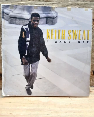 KEITH SWEAT "I WANT HER"  vinyl record - Image 1 of 4