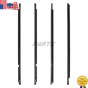 DOOR BELT WEATHER STRIP MOLDING SEAL SET FITS FOR 2003-2008 Corolla Altis 4 DOOR - Bild 1 von 14
