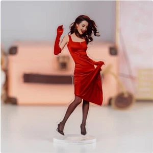 迪丽热巴 Dilraba Acrílico Soporte Figura Escritorio Decoración Modelo Regalo - Imagen 1 de 32