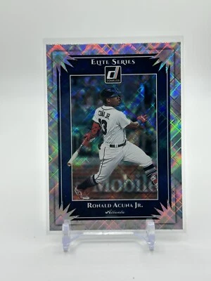 2019 Donruss Elite Series Diamond Ronald Acuna JR. #ES1 - Image 1 of 2