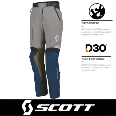 Adventure Motorcycle Trousers Scott Dual Raid Breathable Adventure Pants - LARGE - Image 1 of 4