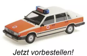 wonderful modelcar VOLVO 740GL 1986 DRK ASCHAFFENBURG (german red cross) - 1/18 - Picture 1 of 1