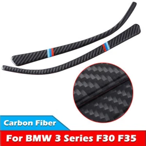 Cubierta de espejo retrovisor negra fibra de carbono ajuste calcomanía para BMW 3 4 F32 F30 F34, - Imagen 1 de 7