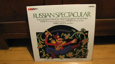 RUSSIAN SPECTACULAR-LSO-AHRONOVITCH-MCA CLASSICS DIGITAL 1986 LP NM - Image 1 of 4