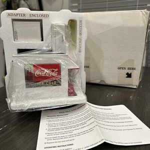 2003 Danbury Mint The Coca Cola Soda Fountain Clock Night Light New in OG Box - Picture 1 of 8