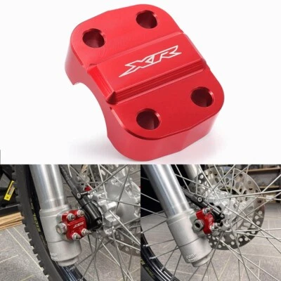 Braçadeira de suporte de eixo dianteiro XR CNC para Honda XR400R 1996-2004 XR650L 1993-2022 vermelha - Imagem 1 de 4