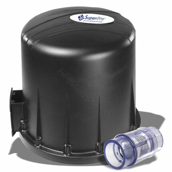 Super-Pro 2HP 240V Quiet Spa Blower - Black