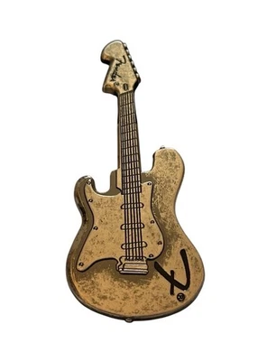 Guitarra Fender Stratocaster Tono Plateado Hebilla de Cinturón Grande Foto 1 de 4