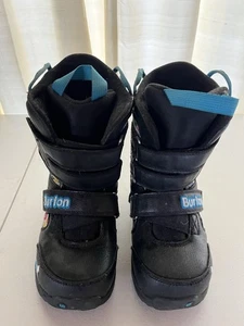 BURTON Grom Black Snowboard Boots Kid’s size 3 - Picture 1 of 5