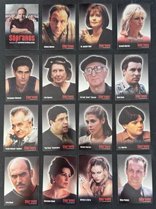 2005 Sopranos Season 1 Trading Cards Complete Set 1-72 Inkworks HBO NM/MT - Picture 1 of 6