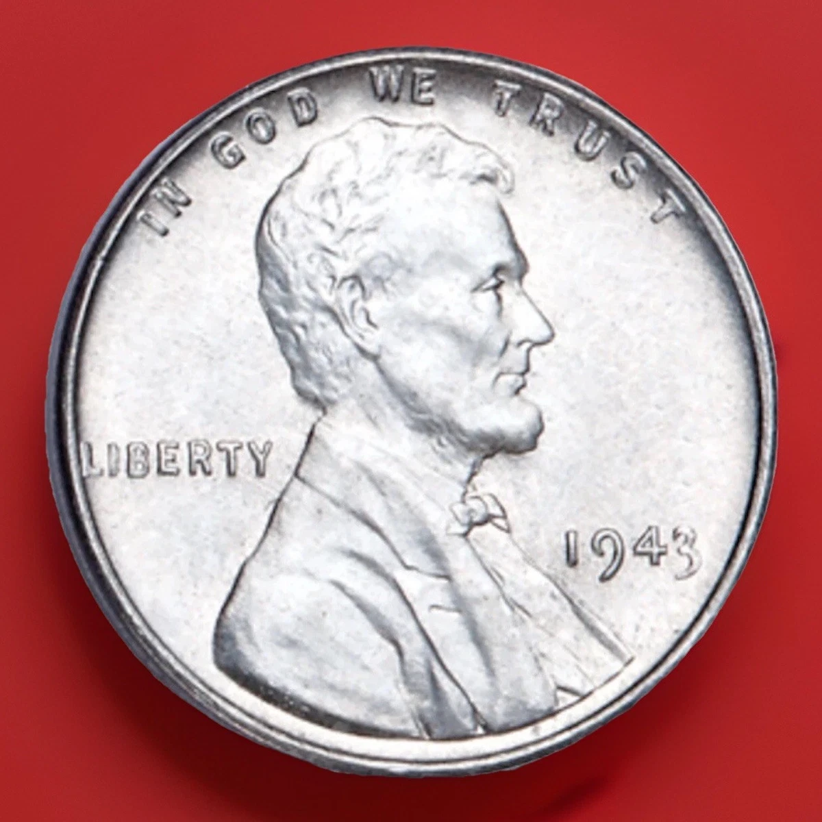 Circulado 1943 Año Lincoln Wheat Centavos Queños De EE