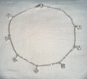 Lab Grown Diamond Bracelet, 1.04ct 9ct White Gold Fringe Set, RRP £595.00 - Picture 1 of 8