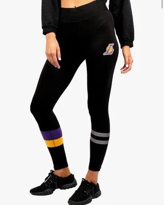 NUEVO CON ETIQUETAS LA Lakers Ultra Juego NBA Mujer Leggings Deporte Yoga Pantalones Activos Talla Med Foto 1 de 4
