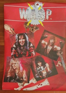 *NOS* 1984 WASP W.A.S.P. Troubadour Record Store Promo Poster 24" X 36" RARE - Picture 1 of 16