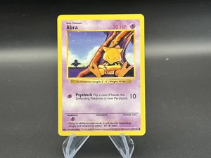 Abra - Shadowless - 43/102 Base Set - Pokémon TCG - 1999 - Picture 1 of 2