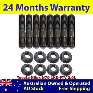 High Tensile Exhaust Manifold Stud Kit For Toyota Hilux N70 1KD-FTV 3.0L - Picture 1 of 4