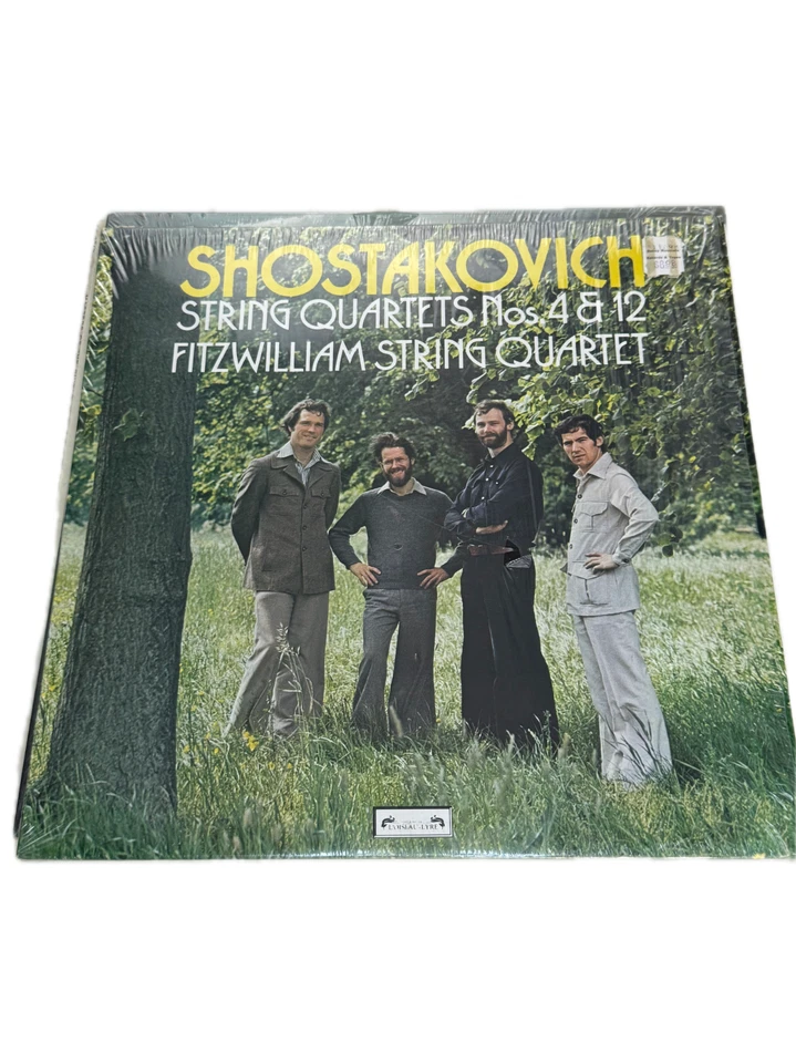 FITZWILLIAM QUARTET ⸺ SHOSTAKOVICH quartets nos.4 & 12 ⸺ L'OISEAU-LYRE LP NM - Image 1 of 4