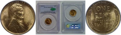 1910-S Lincoln Cent   PCGS MS-65 RD  CAC - Image 1 of 3