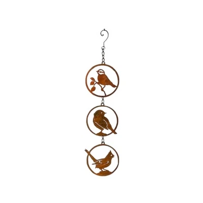 Metal Bird Art Hanging Ornaments For Outdoor Rustproof Garden Sculpture - Image 1 of 4