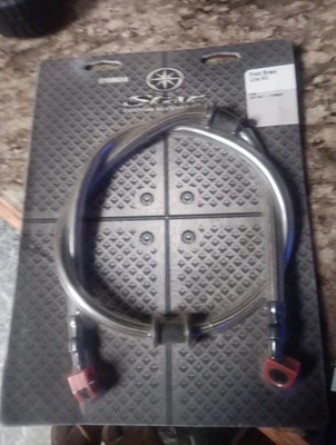 KIT LÍNEA FRENO DELANTERO PERNO YAMAHA 1TP-F58E0-V0-00 XVS95 STD LONGITUD INOXIDABLE Foto 1 de 4