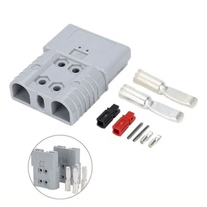 Contacts Plaqué Argent 80A Connecteur Véhicule Électrique pour Batterie Lithium - Photo 1/13
