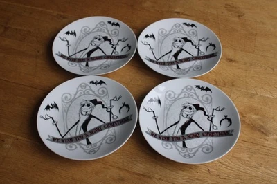 Disney's Nightmare Before Christmas Side Plate Set of 4 - 19cm Halloween - Image 1 of 2