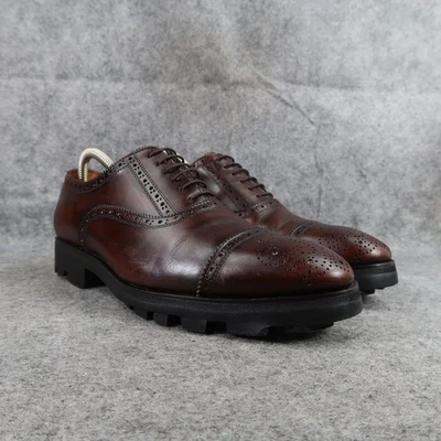 Zapatos John Fluevog Para Hombres 8 Oxford Clásicos Con Cordones Brogue Brandeburgo Angel Banker Foto 1 de 4