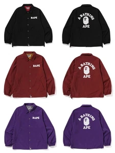 A BATHING APE Men's COLLEGE COACH JACKET 1L80-140-008 - Picture 1 of 22