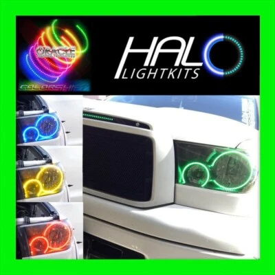 FOR TOYOTA TUNDRA 2007-13 ORACLE COLORSHIFT LED HALO HEADLIGHT LIGHT KIT +REMOTE - Image 1 of 4