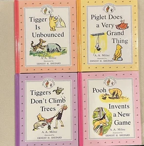 Original Pooh Treasury,4 HardcoverBooks,A.A Milne,E Shepard,Pooh Bear Tigger - Bild 1 von 2